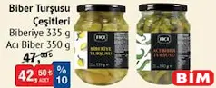 BİBER TURŞUSU ÇEŞİTLERİ 350 G fiyat ve kampanya bilgisi